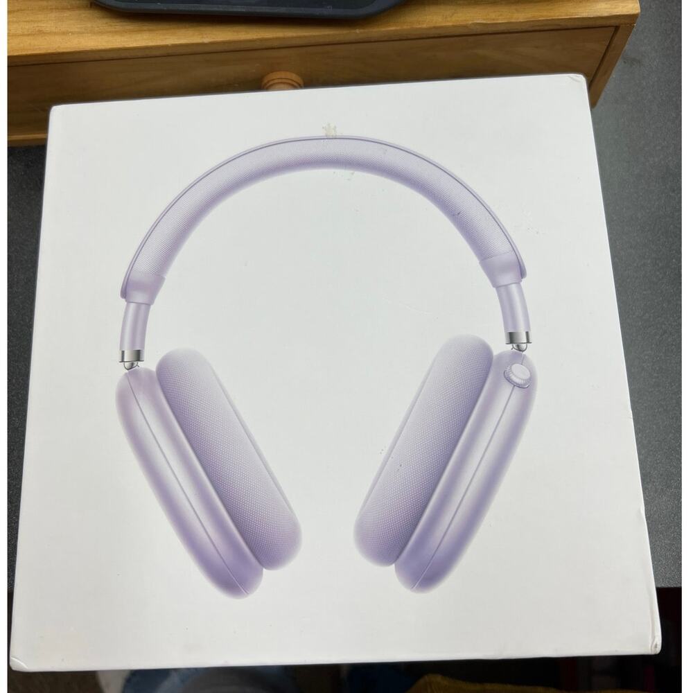 Picun F8 Pro ANC Bluetooth Over-Ear Headphones Purple Open Box w/ Charger